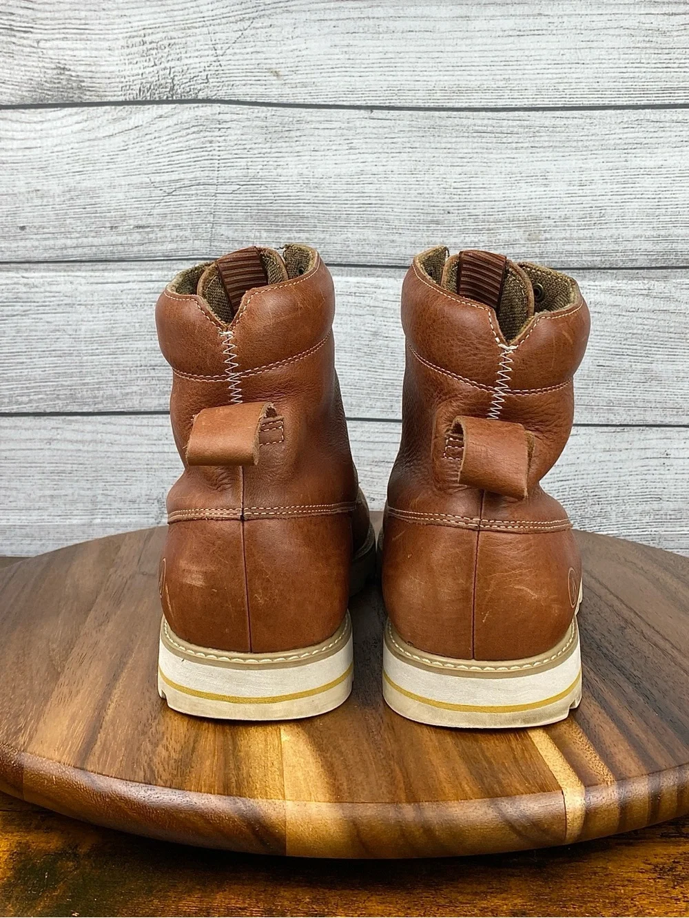 Volcom Smithington Rust Brown Lace Up Boots Men’s Shoe Size 11